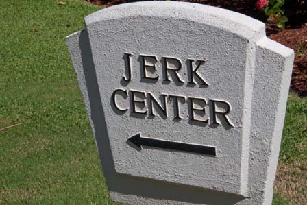 Sign to the Jerk Center